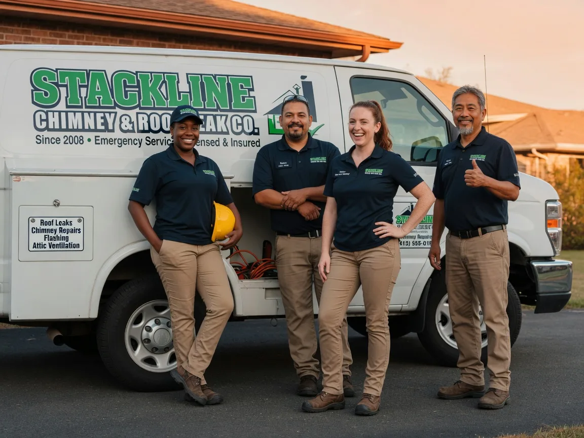 Chimney flashing repair company in Owls Head, ME